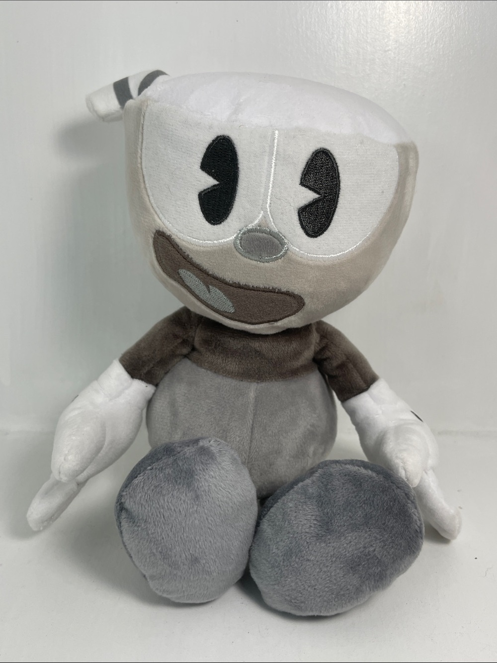 Funko Cuphead Plush Black and White Grayscale Video Game Stuffed Toy 8 Inch 2019